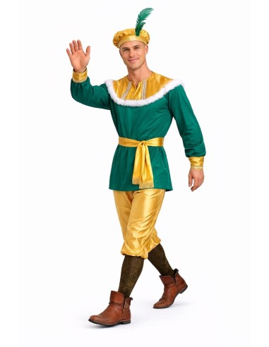 Déguisement de Page Melchior Taille Extra L | Déguisements pour Adultes Le Roi du Carnaval
